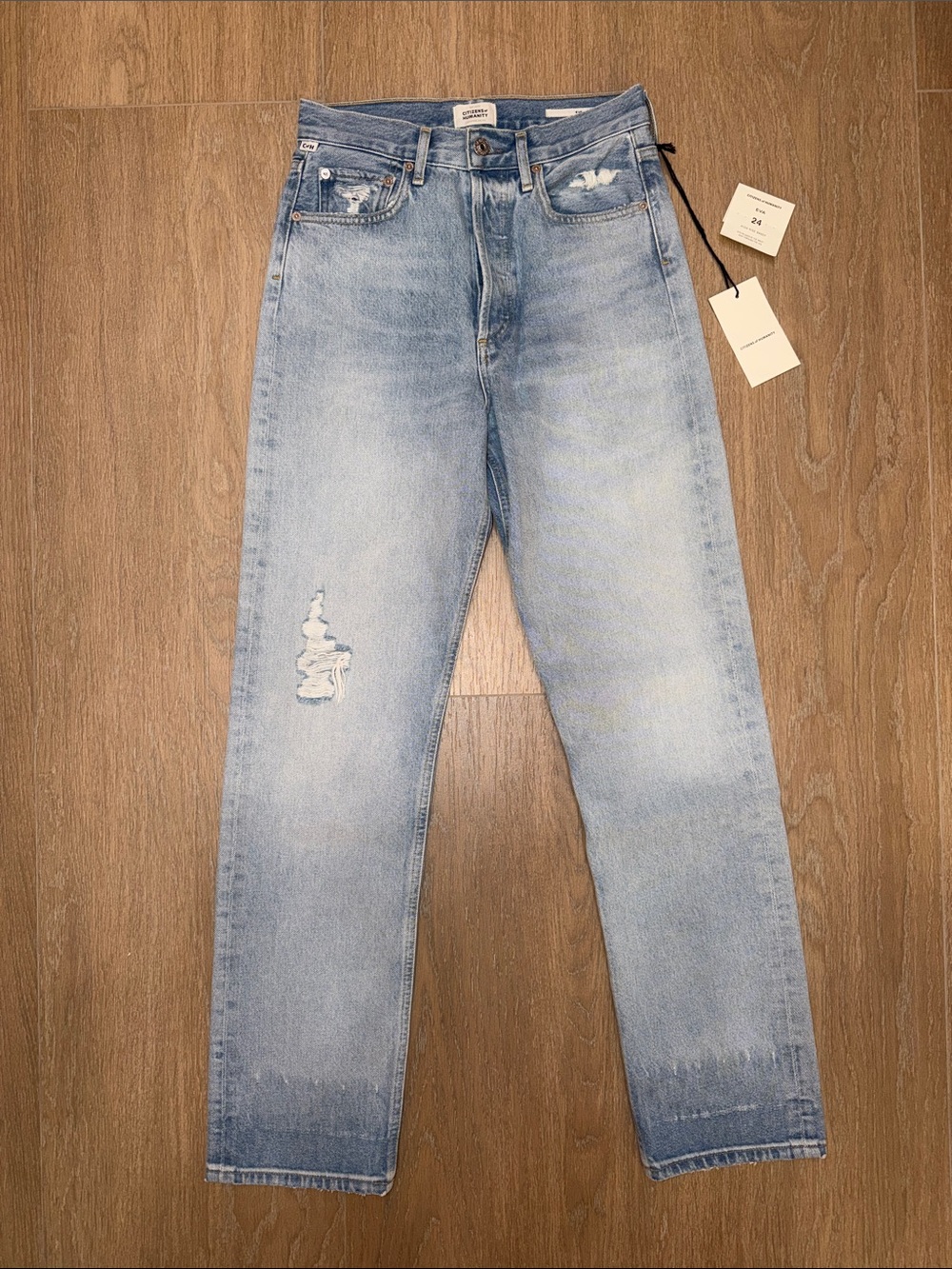 Citizens of Humanity Eva high rise baggy relaxed waist size 24